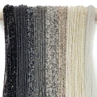 3 мм черный Лабрадорит шпинели крошечные бусины кордиерит Опалит маленькие граненые бусины для изготовления ювелирных изделий DIY аксессуар ожерелье