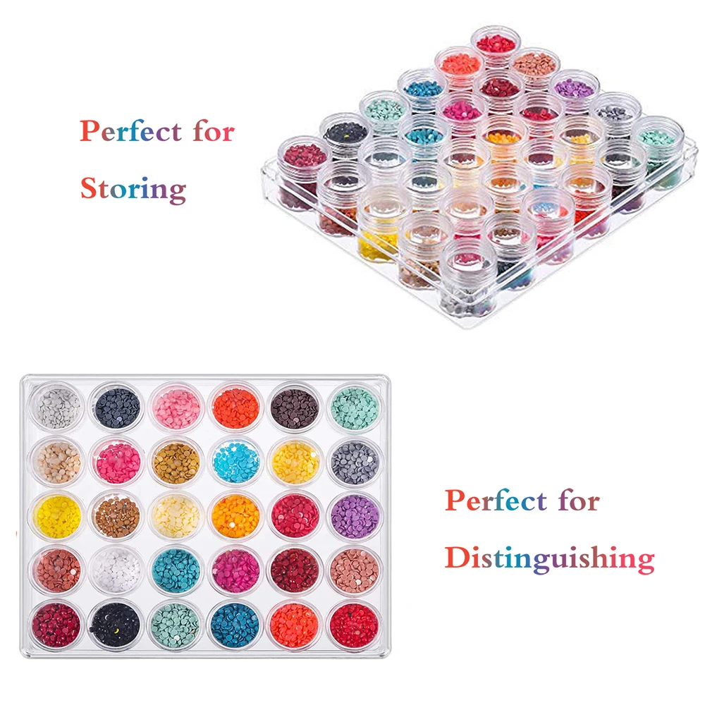 30 шт. пустые пластиковые косметические банки для макияжа прозрачные флаконы