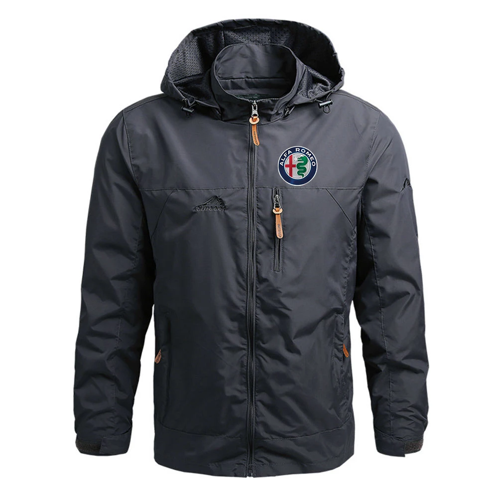 

2021 Alfa Romeo New Men College Hooded Style Custom Print Classic Warm Sweatshirts Zipper Cardigan Jacket Hoodie Coat Male