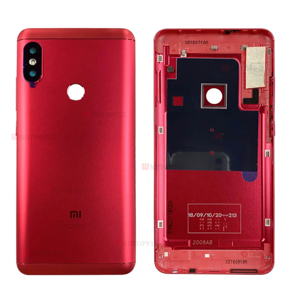 Новый оригинальный корпус для Xiaomi Redmi Note 5 Pro крышка аккумулятора запасные части