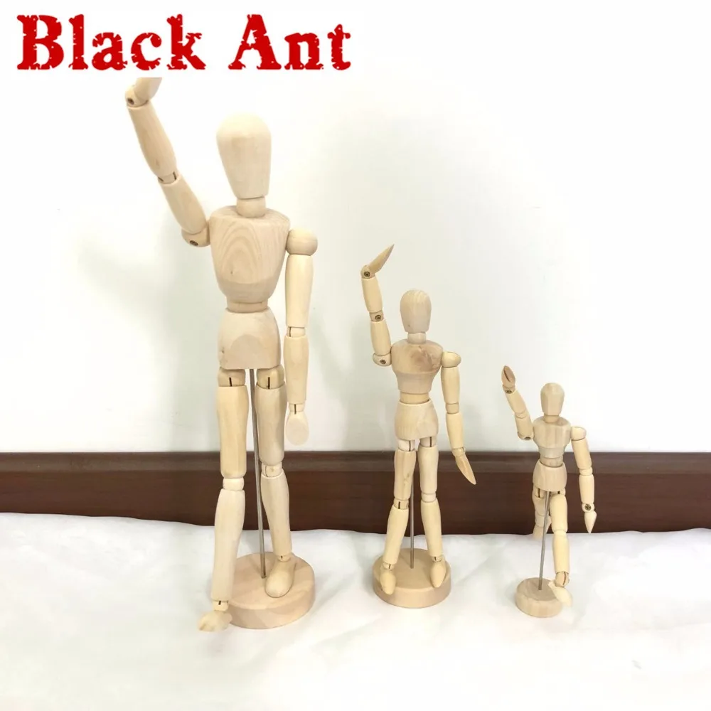 Деревянная модель человеческого манекена художника для рисования деревянный