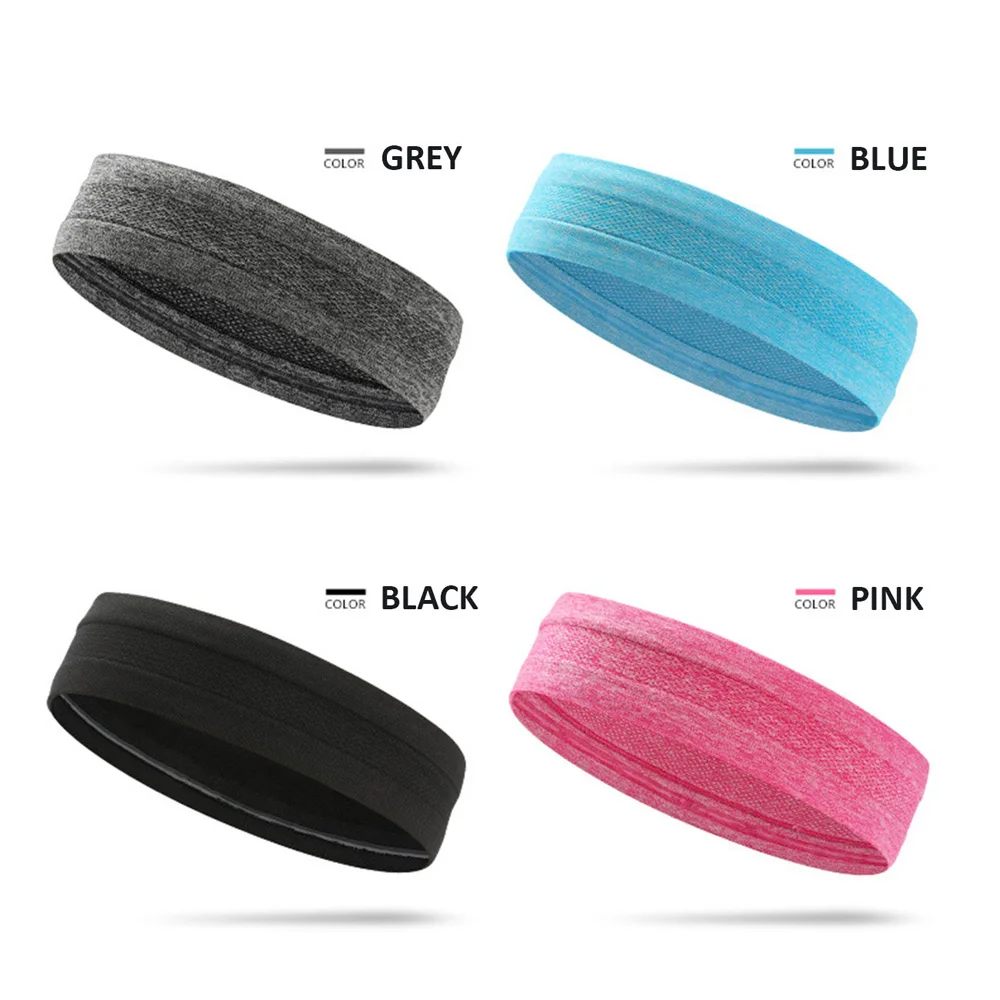 

Sport Yoga Headband Silicone Yoga Sweatband Lightweight Elastic Exercise Band for Outdoor Fitness Men Women