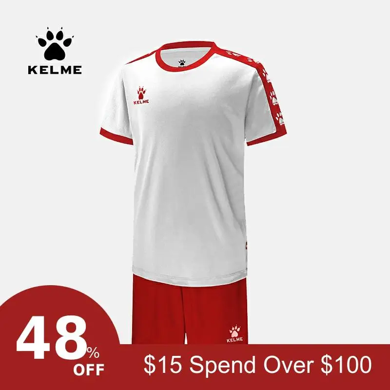 KELME KID'S Team футбольные наборы на заказ тренировочный короткий рукав трикотажные шорты для футбола Survetement высокое качество 3883033