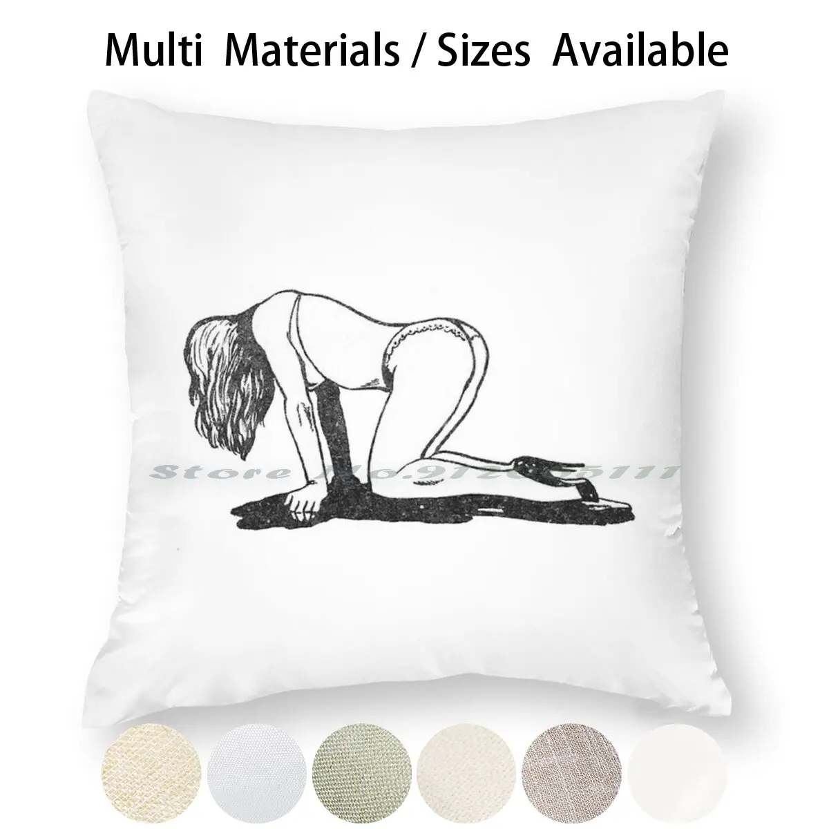 Наволочка для подушки ожидания наволочка из хлопка и льна Женская БДСМ Женский