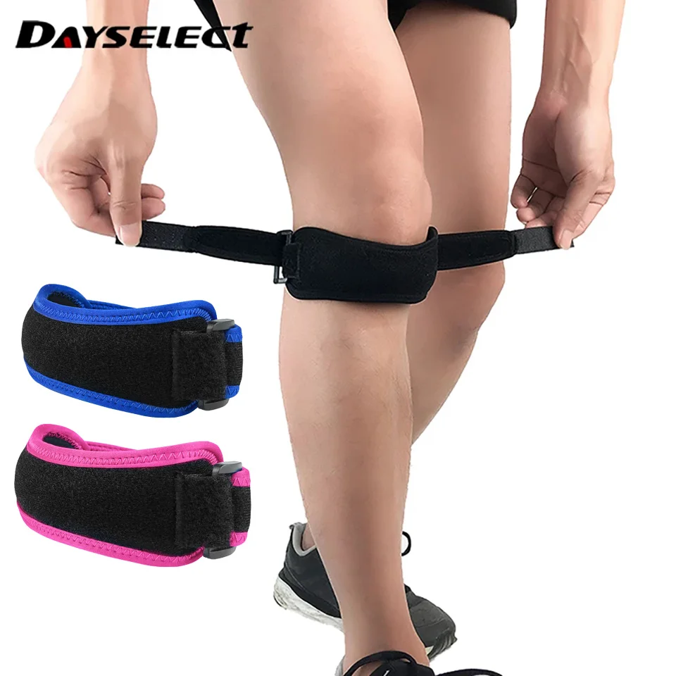 

1pcs Adjustable Knee Patellar Tendon Support Strap Band Knee Support Brace for Running basketball volleyball Sports Kneepad