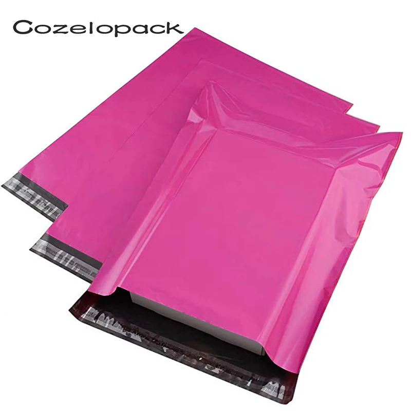 

10pcs Pink Poly Mailer Post Mailing Package Envelopes with Glue Seal Postal Bag Gift Bags Postal Courier Storage Shipping bags