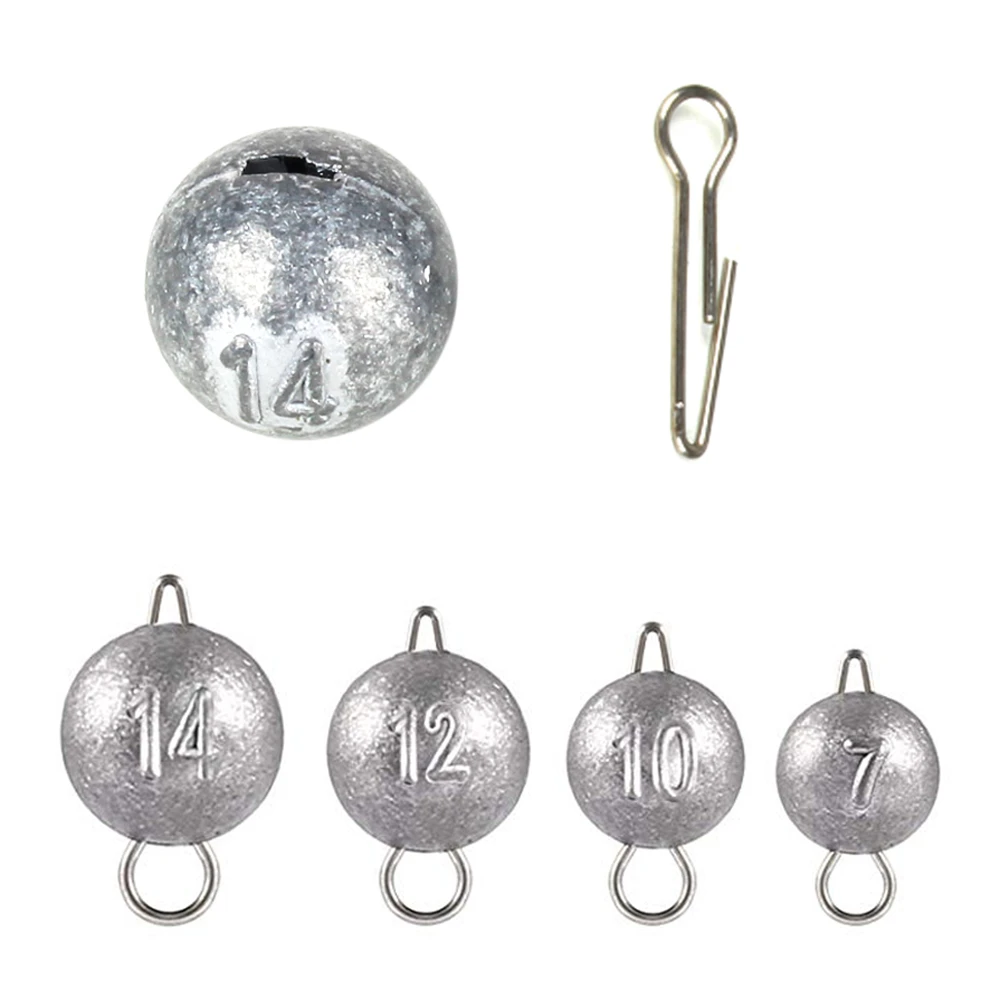 73 шт. рыболовные грузила цилиндрические Вертлюги набор защелок рыболовных