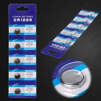 5pcs lithium battery cr1225 electronic coin cell button batteries 3v lm1225 br1225 kcr1225 cr 1225 watch car key toy remote