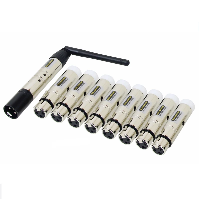 1T And 8R 2,4G ISM Dmx контроллер беспроводной Dmx приемник передатчик DMX512 сигнал для DJ Luces диско светильник движущаяся головка - Цвет: 1T And 8R