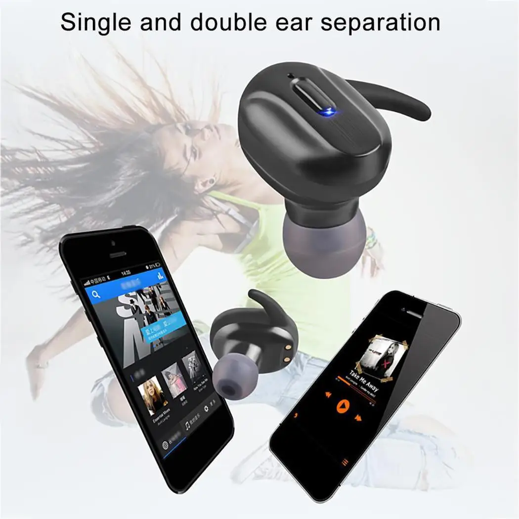 TWS Bluetooth 5 0 беспроводной спортивный водонепроницаемый набор воспроизведения