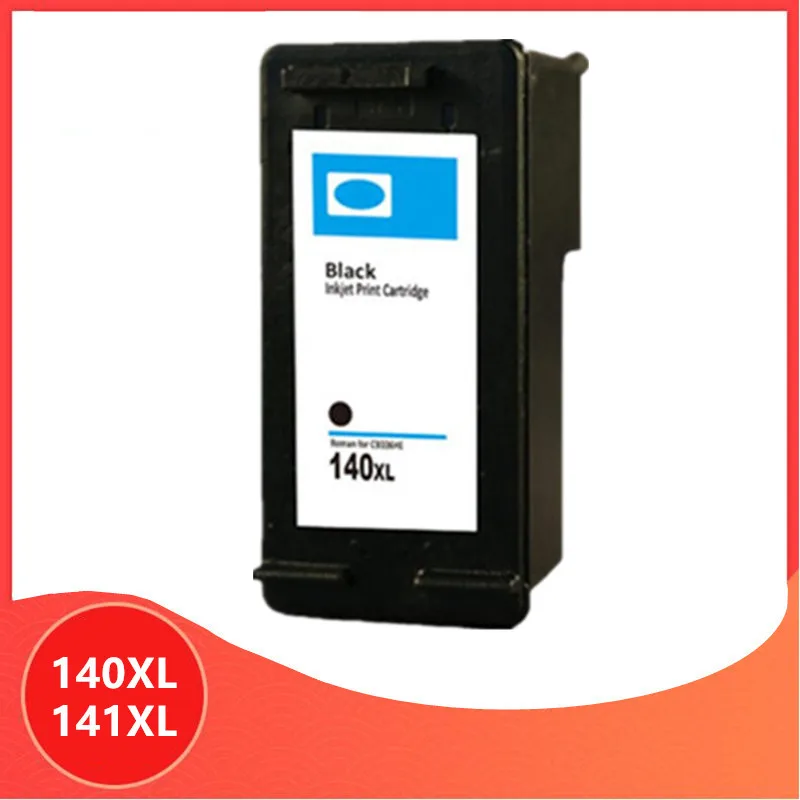 Черный Сменный чернильный картридж для принтера HP 140XL 141XL 140 5363 D4263 6413 J5783 C4283 C4343 C5283