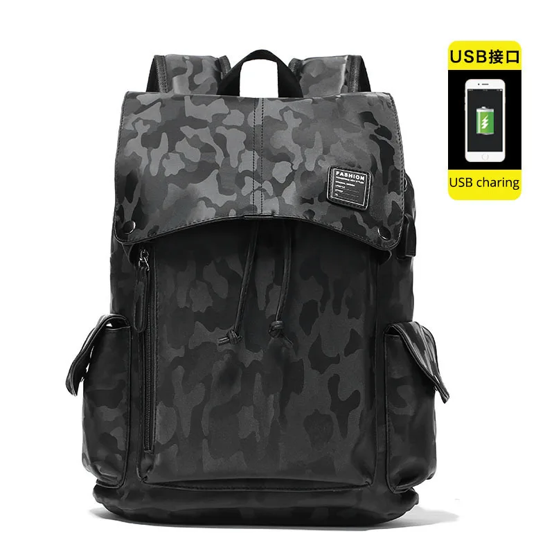 

2019 New Men Backpack For School Bag Laptop Backpacks Casual Men Travel Large Capacity School Backpack