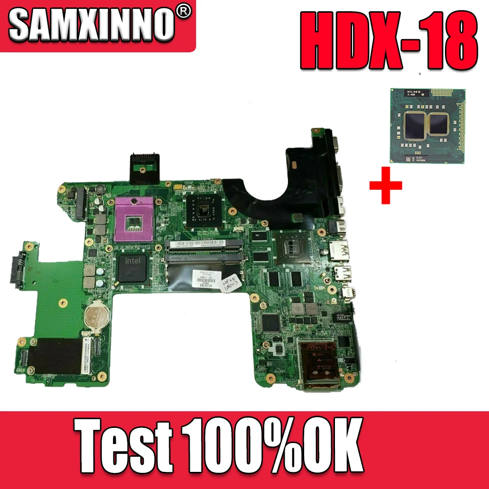 SAMXINNO 519592 001 для HP Pavilion HDX 18 HDX18 материнская плата ноутбука DAUT7GMB8B0 PM45 DDR3 Бесплатный