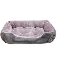 60pet plus size fashion cat beds warm soft fleece bed sofa for small large cats kennel pet kitten dog house products2