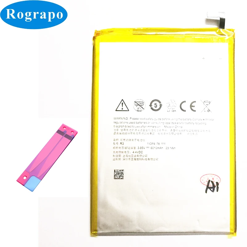 Сменный аккумулятор для RAMOS MOS1 MAX 3 7 в 6000 мАч R3|Аккумуляторы мобильных телефонов| |