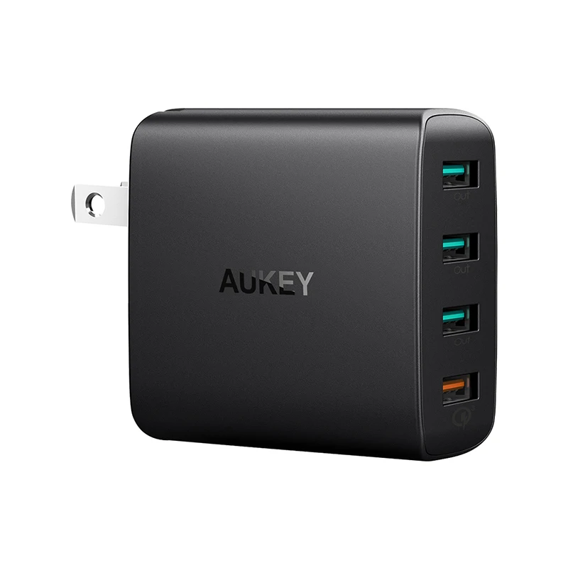 Зарядная Станция AUKEY сетевое зарядное устройство с 4 USB-портами 42 Вт вилка США