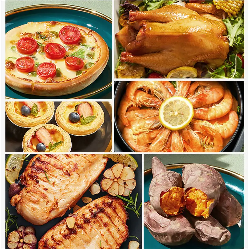 

Air Fryer No Oil Home Intelligent 4.5L Large Capacity Multifunction Electric Deep Fryer without Oil Professional-Design