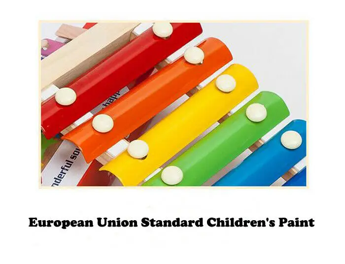 Новинка 2020 искусственная кожа деревянная рамка ксилофон детские игрушки