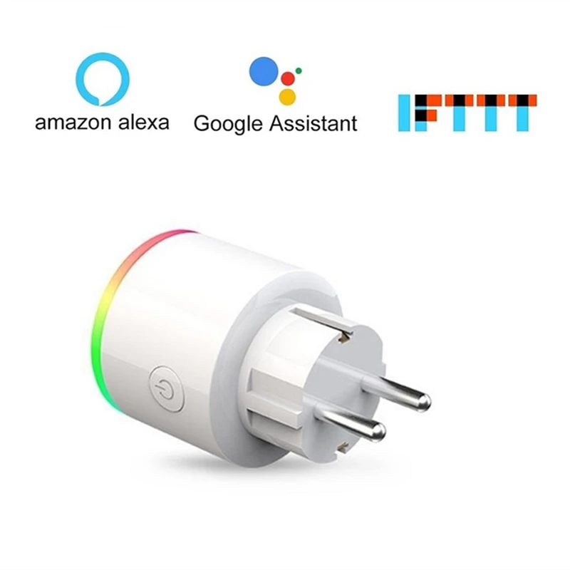 

Smart Plug EU Wifi Socket 16A EU Plug for Russia Korea Poland Spain Power Monitoring Outlet Works With Google Home Alexa IFTTT