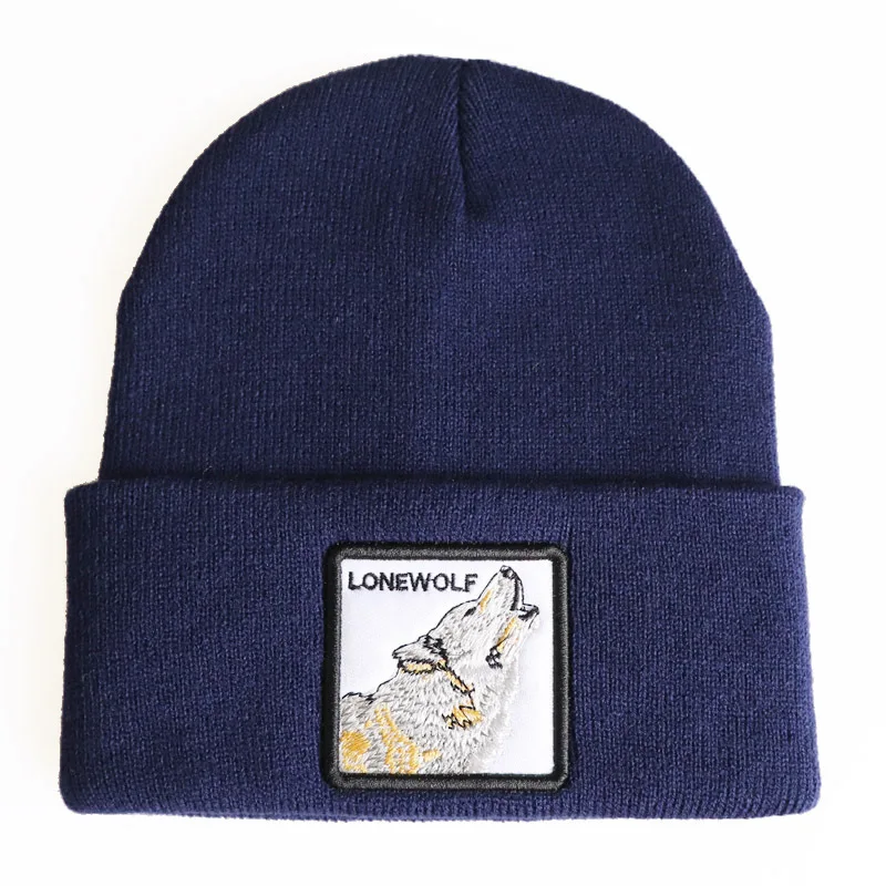 2019 Новый волк шаблон животных фермы шапочки унисекс крутые забавные зимние