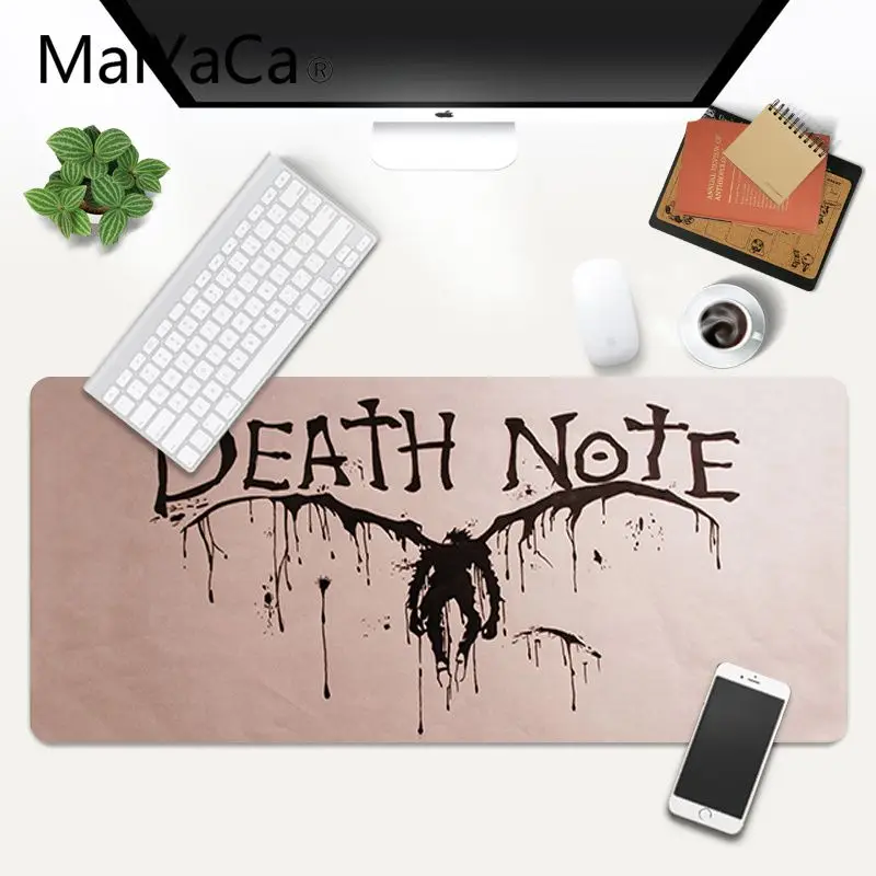 

MaiYaCa Custom Skin Death Note Rubber Pad to Mouse Game Gaming Mouse Pad Large Deak Mat 700x300mm for overwatch/cs go