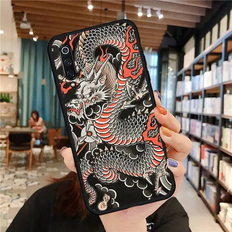 

Red Dragon Phone Cases For Xiaomi Redmi mi note 7 8t 9 9t 9s 8 10 10t 11 pro lite K20 max 3