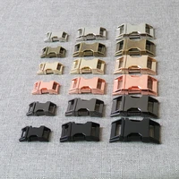 10pcs 15mm 20mm 25mm metal release buckle for pet dog collar necklace bracelet garment sewing accessory paracord straps buckle