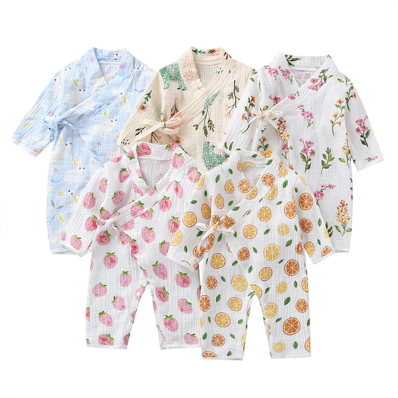 COSPOT новорожденных пряжа халат кимоно комбинезон для малышей с героями