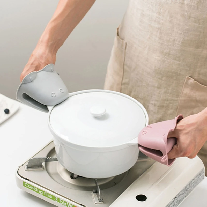 

2 шт., силиконовые термостойкие варежки для духовки