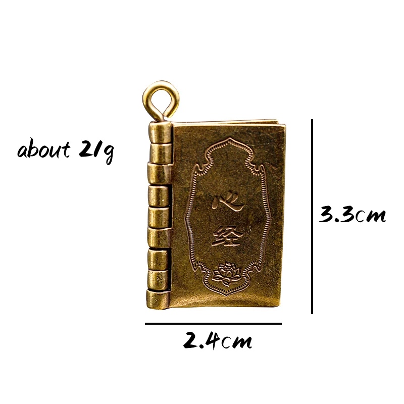 Латунная мантра буддистское китайское сердце Sutra санскрит подвески для женщин и