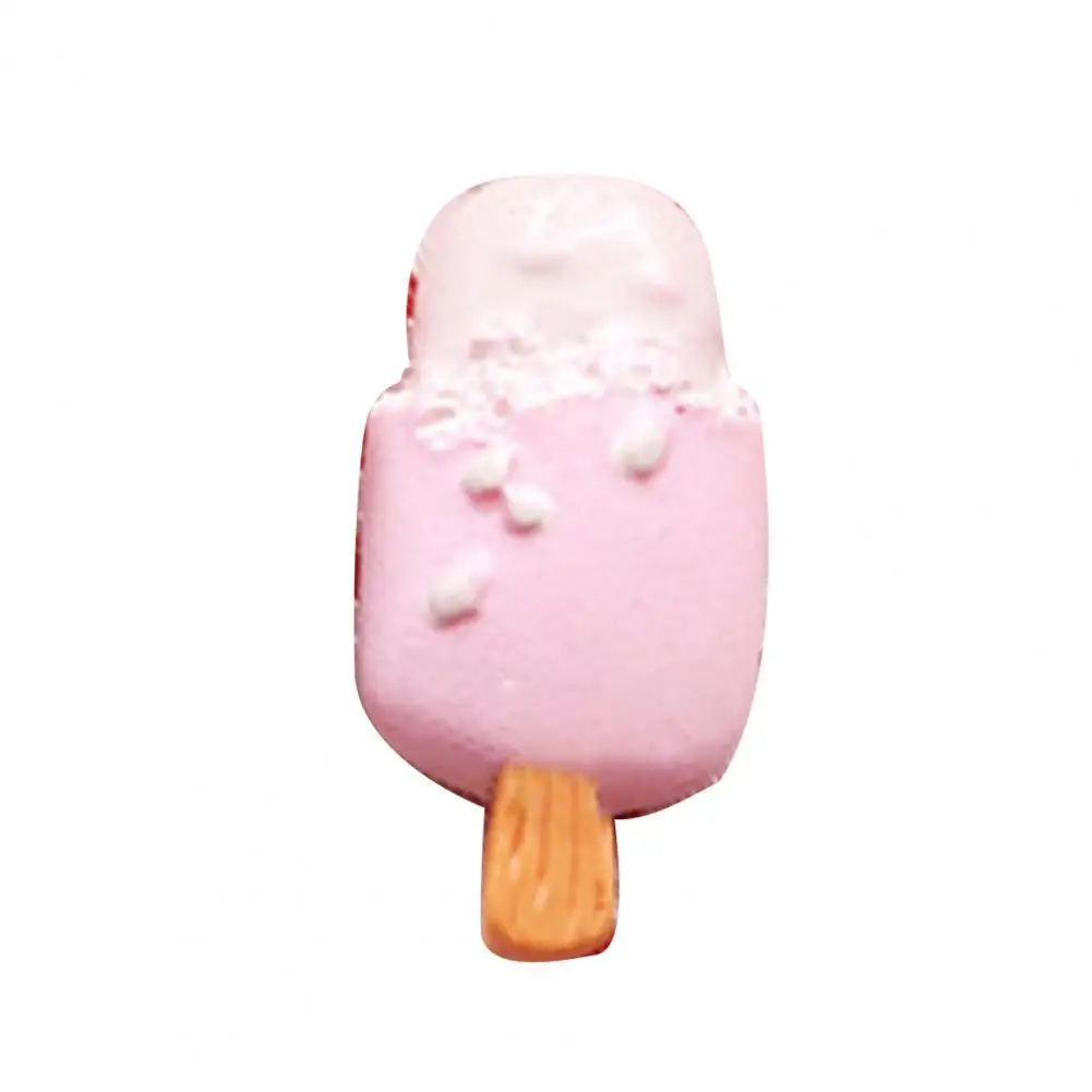 

5Pcs Mini Resin Simulation Ice Cream Shape Doll House DIY Pretend Play Toys