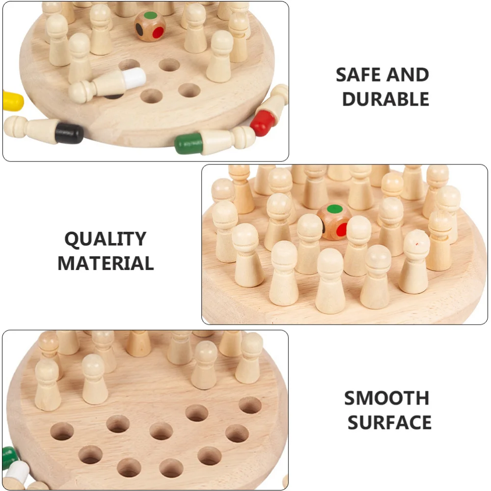 

1 Set Game Chess Set Memory Chess Educational Chess Plaything for Children