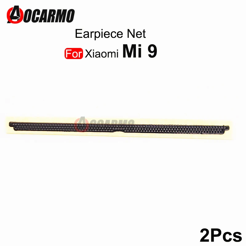 Фото Aocarmo 2 шт./лот для Xiaomi Mi 9 Mi9 Новый Анти-пыль сетки слуховой Динамик Анти-пыль наушник сетка №1