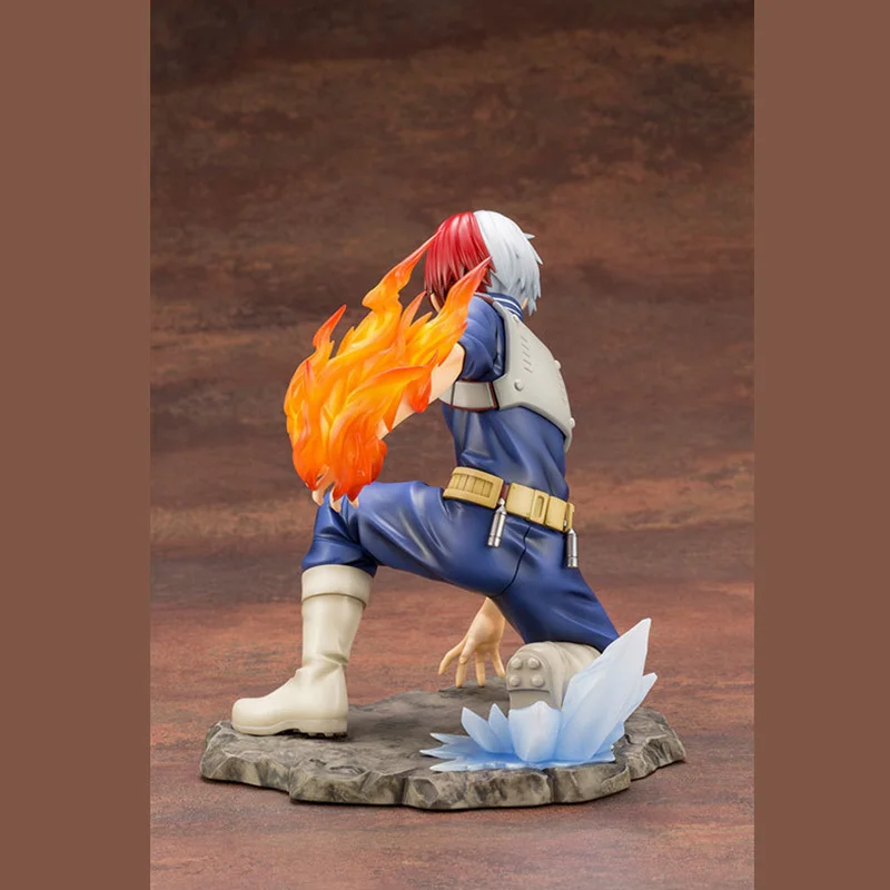 

16.6cm My Hero Academia Vogue Tomy ARTFX J Shoto Todoroki Battle Statue Super Hero Comic Anime Statue Figure Model Toys