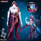 Аниме Genshin Impact Rosaria игровой костюм униформа Косплей Костюм Хэллоуин костюм для женщин 2021 Новинка