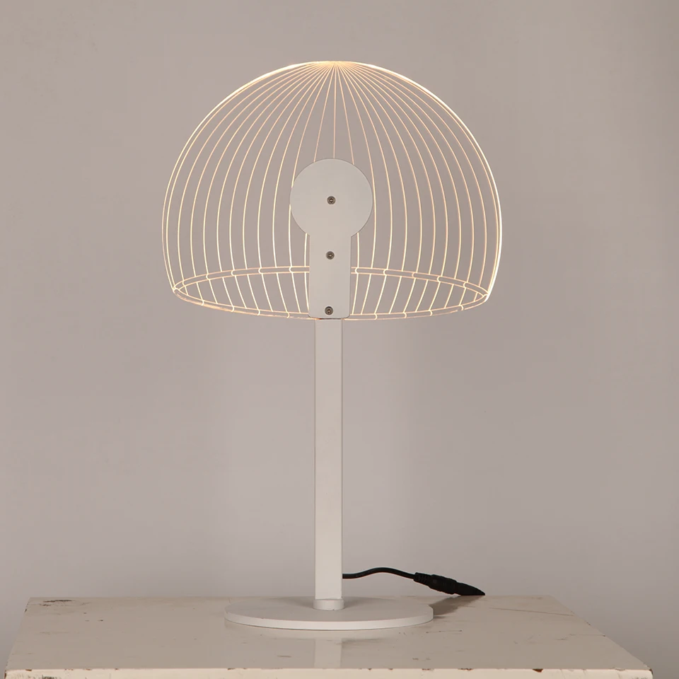 Lamplo 3D оптический эффект стерео видение светодиодный настольная лампа акриловый