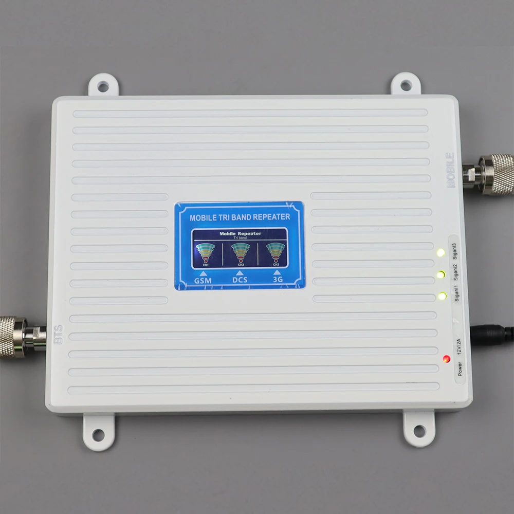 Ретранслятор ZQTMAX 2G 3G 4G gsm dcs усилитель сигнала wcdma lte umts трехдиапазонный сотового с