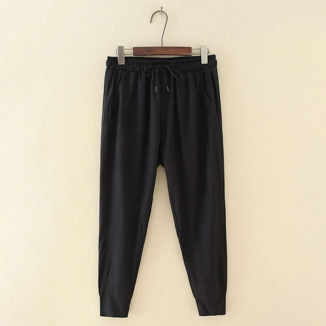 Lady Spring Summer Pants Women Harem Female Ankle Banded Trousers Thin Plus Size Fashion Loose S6-9622 | Женская одежда