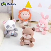 metoo rabbit cute group pendant doll cartoon plush keychain kindergarten gift bear cute pendant childrens day gift m21