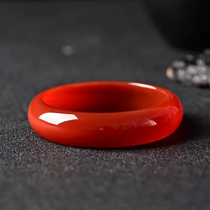 Ювелирные изделия браслет из агата халцедона Красный 54-62 мм Элегантные украшения