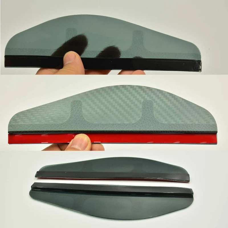 

2PCS Car Rear View Mirror Sticker Car Window Shield Side Window Deflectors Rain Protector For car Window Shade Cover Protector