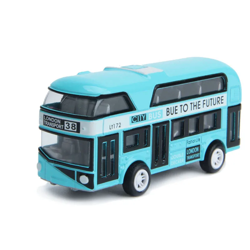 

Double-Decker Bus London Bus Design Car Toys Sightseeing Bus Vehicles Urban Transport Vehicles Commuter Vehicles