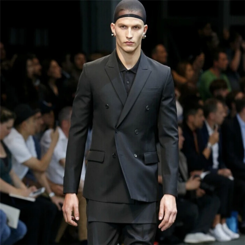 

Мужской/женский приталенный двубортный Блейзер, S-6XL, 2021