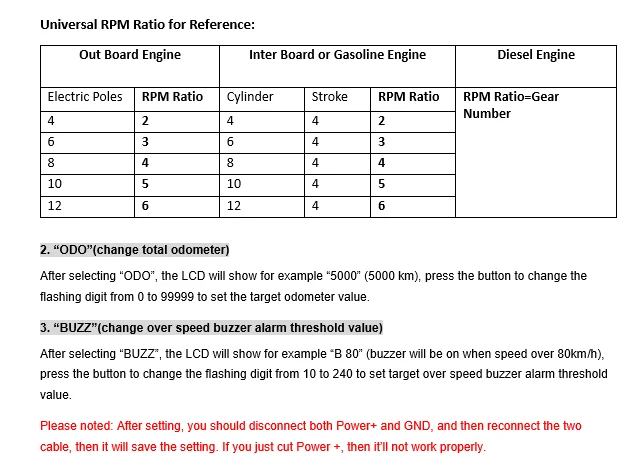 8000 миль/ч 0 об/мин левый правый дальний луч GPS скоростной Тахометр превышение