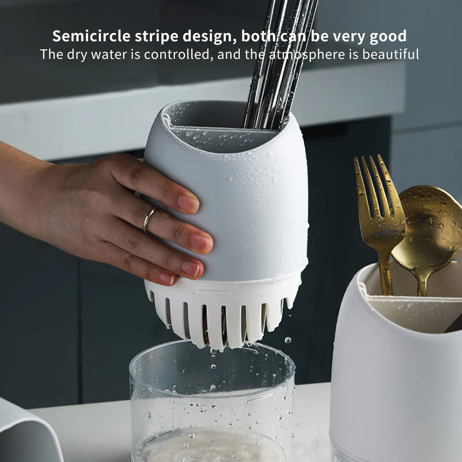 Diatom Trowel Chopsticks Drain Rack Storage Box Gray Kitchenware Bacteria Control Quick-Drying East Cleaning Spoon | Дом и сад