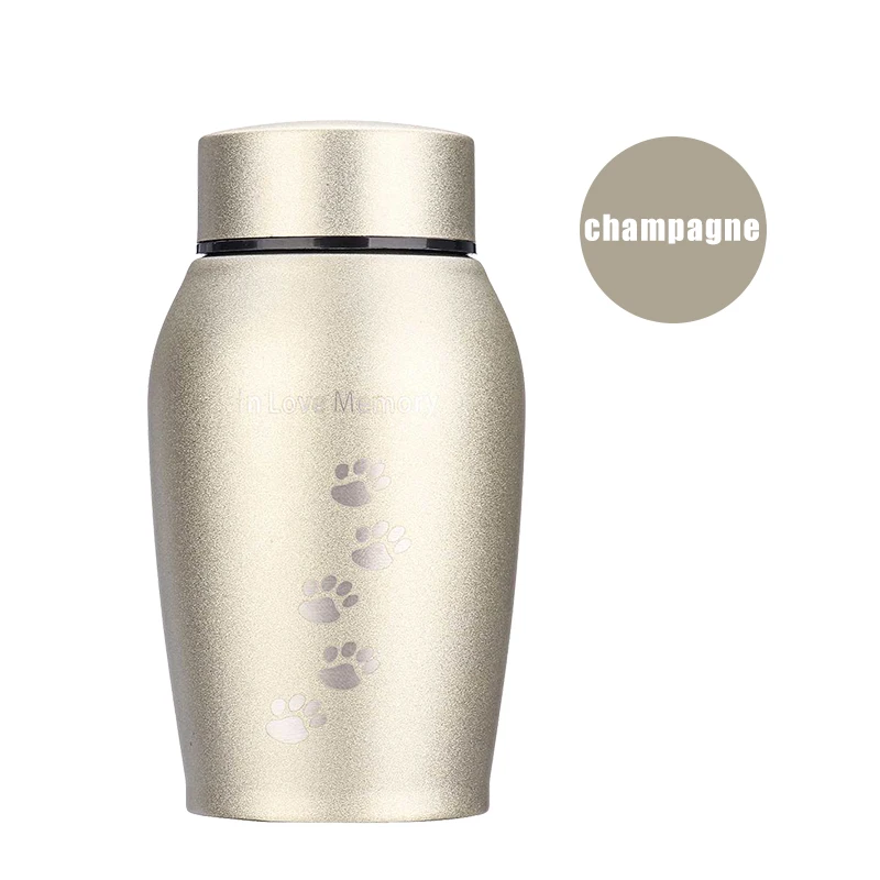 

250ML Stainless steel Urns Pets Dog Cat Birds Mouse Cremation Ashes Urn Keepsake Casket Columbarium Pets Memorials