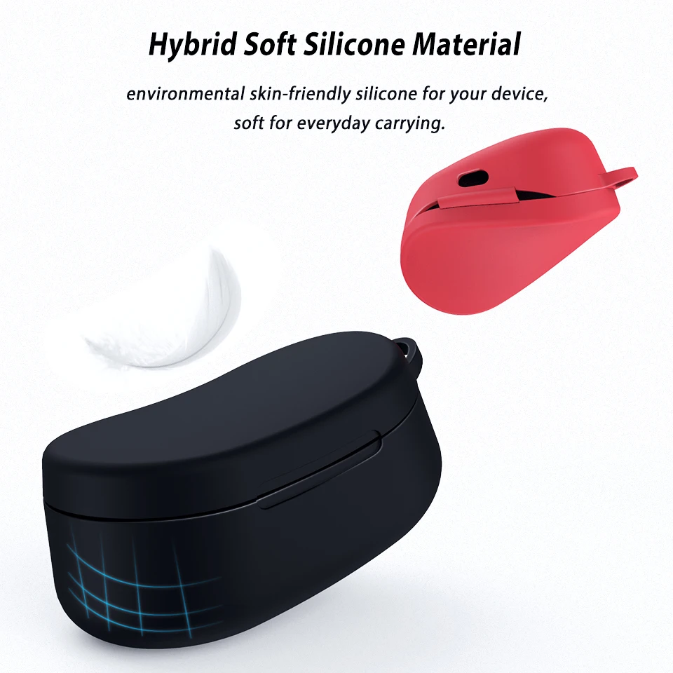 Силиконовый чехол для xiaomi redmi airdots гелевый Чехол Мягкий Air dots чехлы из