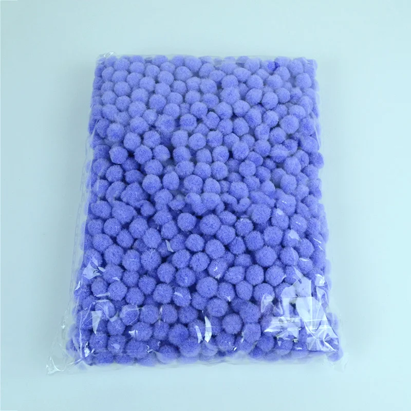 1000 шт. 10 мм Мини Мягкие помпоны пушистые плюшевые для дома свадебные аксессуары |