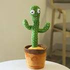 Танцующий кактус, игрушка-антистресс, Электронная танцевальная игрушка с песней, Плюшевые Милые Игрушки для раннего развития детей