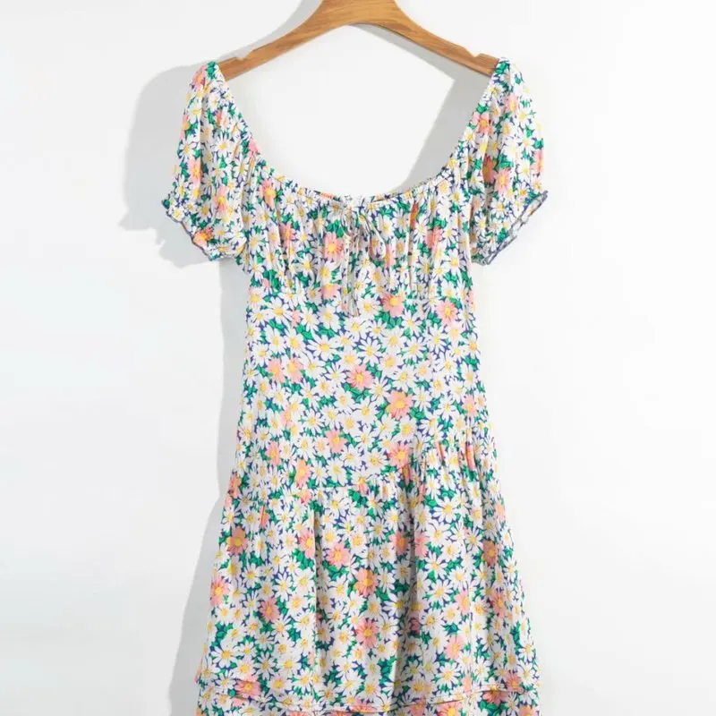 LF48 F20DR5063 женское платье vestidos de verano летняя одежда Новинка 2020 маленькое с цветочным